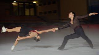 Rebecca Ghilardi & Filippo Ambrosini, "Moulin Rogue" at Ghiaccio Spettacolo 2024 in Courmayeur