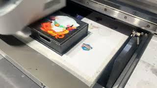 Nocai 60*90cm digital uv printer for leather box printing #print #uvprinter #uvprint