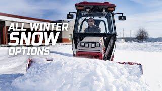 Full Sidewalk Snow Attachment Lineup | Ventrac 4520 and SSV