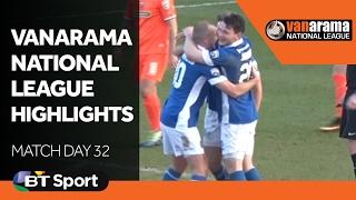 Vanarama National League Highlights Show: Matchday 32