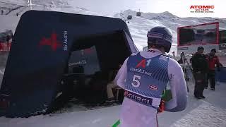 Henrik Kristoffersen  - Gurgl men's slalom, Nov 18, 2023, both runs