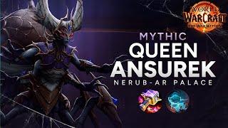 Sanctum Vs Mythic Queen Ansurek| Enhancement Shaman POV | Nerub-ar Palace | The War Within