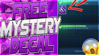 GIVING PEOPLE FREE MYSTERY DECALS ON ROCKET LEAGUE!! WITH THE REACTION!! Concludely