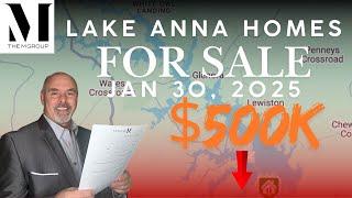  Lake Anna Homes for Sale Under $500K | Water Access Homes | January 30, 2025 