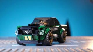 LEGO Stop Motion Movie - LEGO CAR FORD MUSTANG - Testdrive video LEGO auto - #Lego animatie LEGO Car