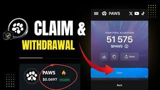 Claim & Withdraw Paws Tokens – Instantly Transfer to Bybit & Bitget!"