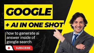 google search + ai answer in one click