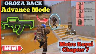 Steel Front Play With GROZA(Refined) in Advance Mode | Metro Royal Chapter 7 | PUBG/BGMI