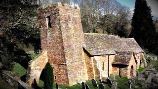 Britain's crookedest church. St Martin's church, Cwmyoy.