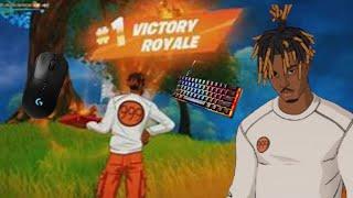 FORTNITE *JUICE WRLD* GAMEPLAY (Satisfying Keyboard)|C4FN