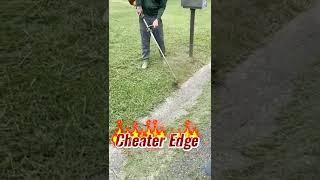 Try a Cheater Edge When Edging an Overgrown Sidewalk With a Weedeater