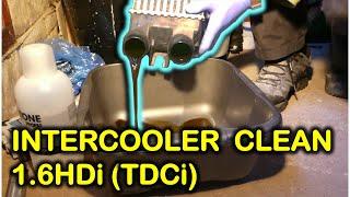 How to remove and clean the intercooler of 1.6HDi/TDCi engines (Peugeot/Citroen, Ford, Volvo, etc.)