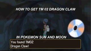 How to get TM 02 Dragon Claw in Pokemon Sun and Moon!