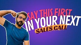 How NOT to Sound Like a Sales Man in a Sales Call (Free Sales Training Inside)