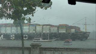 LARGE SHIPS UNDER BAD WEATHER, BRAZILIAN PORTS SHIPSPOTTING #222