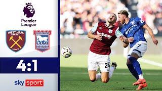 Eine Nummer zu groß für Ipswich! | West Ham United - Ipswich Town F.C. | Highlights - Premier League