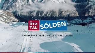 Ski season starts on Sept 20, 2024 | Sölden