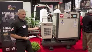 IMTS 2024 - Haas' New Air Compressor at the Haas Booth - Haas Automation, Inc.