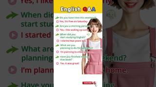  English Q&A | Practice English | #shorts