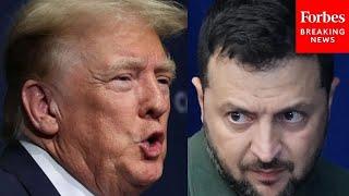 BREAKING NEWS: Trump Announces, Reads Aloud Letter From Ukraine's Zelensky During Speech To Congress