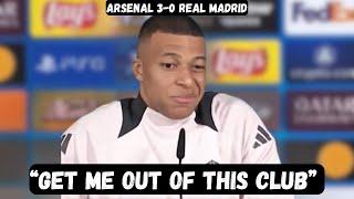 Kylian Mbappe LEAVING REAL MADRID after Arsenal loss - Post Match Interview -Arsenal 3-0 Real Madrid