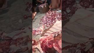 Sina fresh Meat cutting #food #streetfood