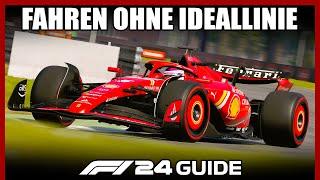 So EINFACH fährst du F1 24 ohne Ideallinie!