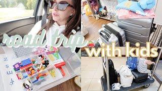 ROAD TRIP WITH KIDS  | WHAT WE PACK + WHAT A 14 HOUR ROAD TRIP LOOKS LIKE! | KAYLA BUELL