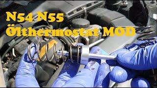 BMW 335i N54 N55 UPGRADE ÖLTHERMOSTAT + TEST VORHER / NACHHER DIY OIL THERMOSTAT BYPASS