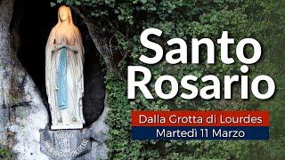 Rosario di LOURDES di oggi Martedì 11 Marzo 2025  Misteri del Dolore