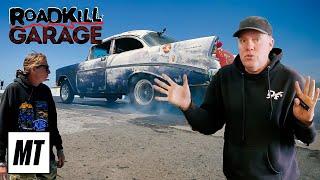 Can the '56 Chevy Field Car Run 11s at Samoa Drag Strip? | Roadkill Garage