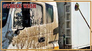 How to wash a filthy truck with "BLACK detergent"?? #truckwash #washtime