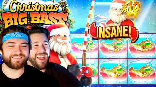 OUR BIGGEST HIT EVER ON BIG BASS BONANZA XMAS MADE US LOSE OUR MINDS!!