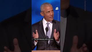 Barack Obama Makes Trump Crowd Size Joke at DNC