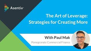 The Art of Leverage with Paul Mak - Presented by Ewan Sturman