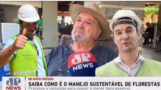 Reportagem Jovem Pan sobre Projeto de Manejo no Mato Grosso