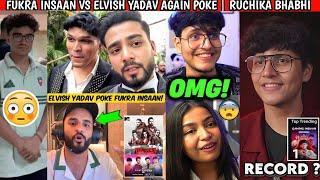 FUKRA INSAAN VS ELVISH YADAV HUGE FIGHT  | TRIGGERED INSAAN VIDEO WITH RUCHIKA | WEB SHOW RECORD ?