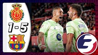 BARCELONA ARE BACK WITH FIVE GOALS  | FULL MATCH HIGHLIGHTS MALLORCA 1-5 BARCELONA | LA LIGA