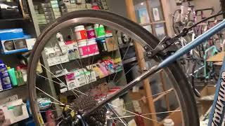 My Tommasini Tecno chrome fork seat and chain stays Chris King free hub sound check