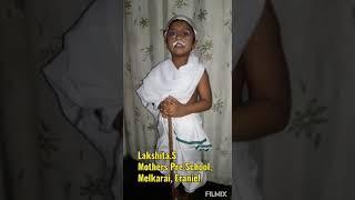 Lakshita.S as Mahatma Gandhi