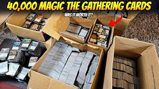 I Bought ~40,000 Magic Cards for $120... Was it Worth it? MTG Random Buy Part 1