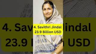 Top 10 Richest People In India 2023 #celebrities #richestperson #india #mukeshambani #shorts