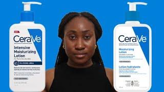 CeraVe Intensive Moisturizing Lotion vs CeraVe Daily Moisturizing Lotion | ​⁠ @TamunoAbbey