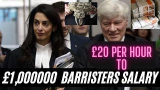 How much do LAWYERS MAKE in the UK: BARRISTERS SALARY, COMMERCIAL BARRISTERS, CRIMINAL LAWYERS ETC