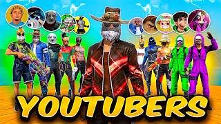 REUNI A "50 YOUTUBERS" EN UN TORNEO *CUADRILATERO*  FREE FIRE