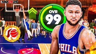 this 6’10 prime BEN SIMMONS BUILD IS MAKING NBA 2K25 EASY!!