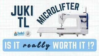 JUKI TL MICRO LIFTER VS NO MICRO LIFTER (Is it really needed?)
