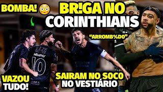 VAZOU A BR!GA AGRESSlVA NO VESTIÁRIO DO CORINTHIANS ENTRE MEMPHIS DEPAY E GUSTAVO HENRIQUE COM TAP%