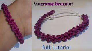 Macrame bracelet | DIY | how to make macrame bracelet | The creative studio