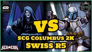 Star Wars Unlimited | SCG Columbus 2K Swiss R5 | RandoMando (Palp Yellow) VS Jake (Jango Tarkintown)